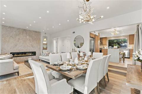 Dining room · living connection