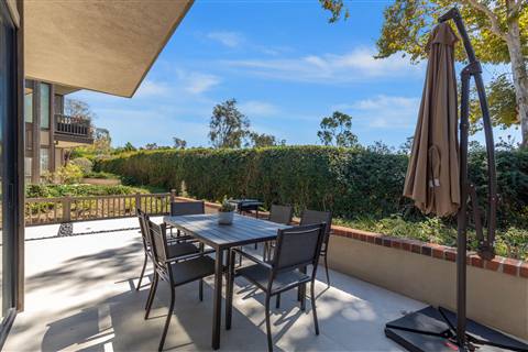 Outdoor dining · seating view